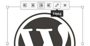 WordPress 4.1 - pasek narzędzi edycji obrazka