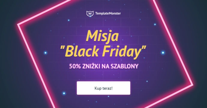 Template Monster - Black Friday i Cyber Monday 2018